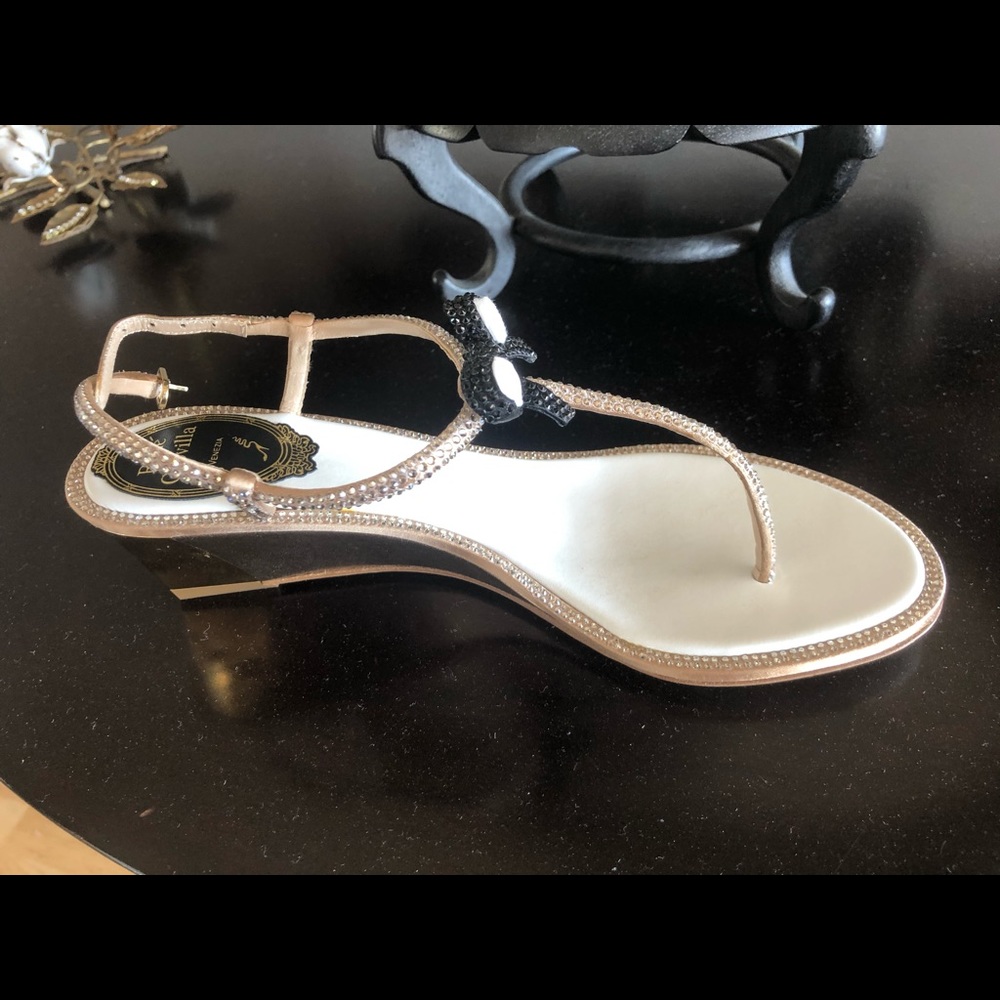 Rene caovilla wedge size 38 brand new